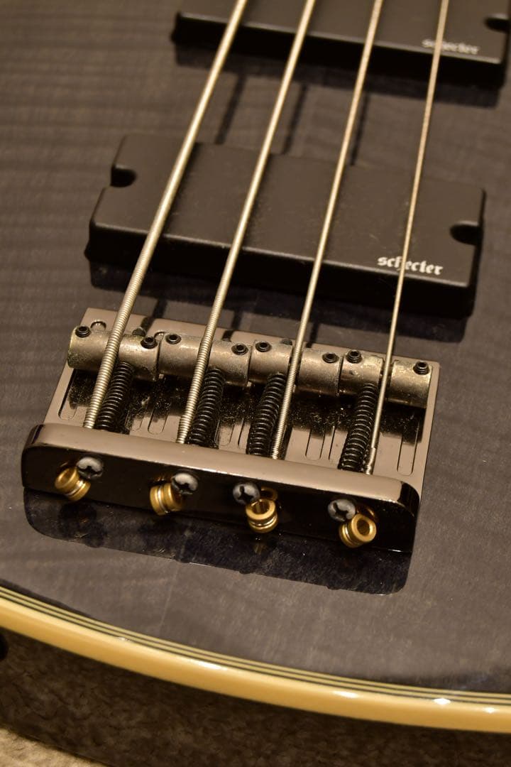 Schecter omen extreme-4 電池 ケース付き