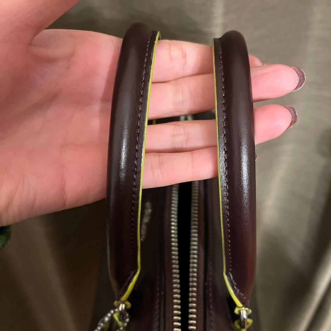 COACH ブラウン ショルダー ハンドバッグ