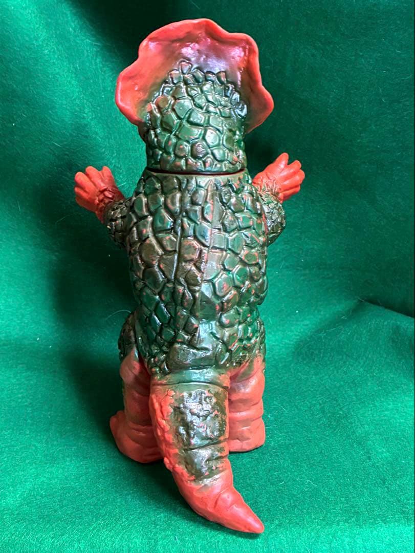 【昭和当時物】■ ブルマァク アギラ ソフビ / セブン カプセル怪獣