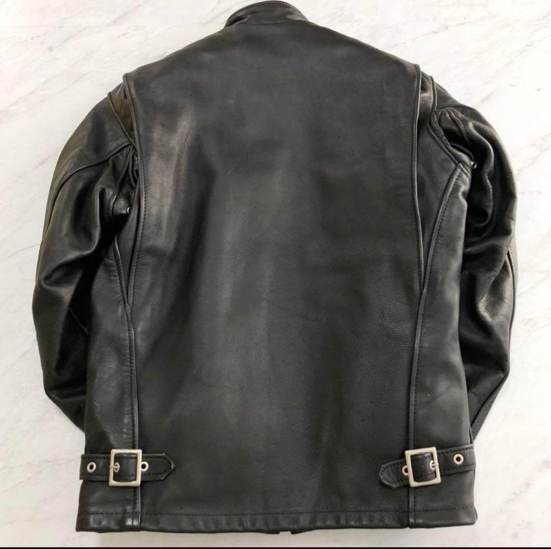 美品　ショット ATOMIC GARAGE別注 ライダースジャケット ライナー付