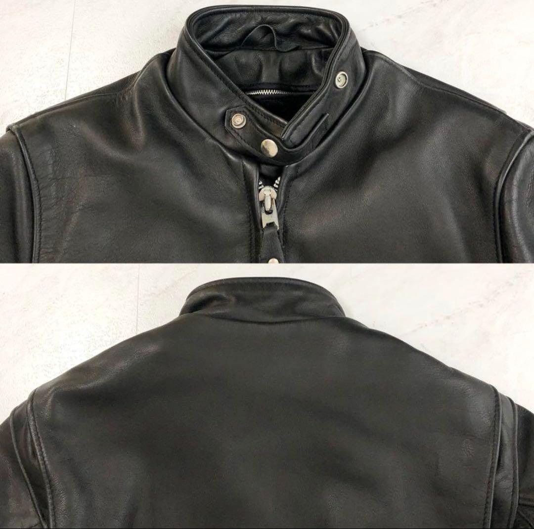 美品　ショット ATOMIC GARAGE別注 ライダースジャケット ライナー付