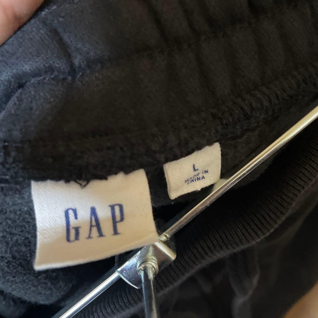 GAP ブラック フード付きパーカー スウェット Lサイズ セットアップ