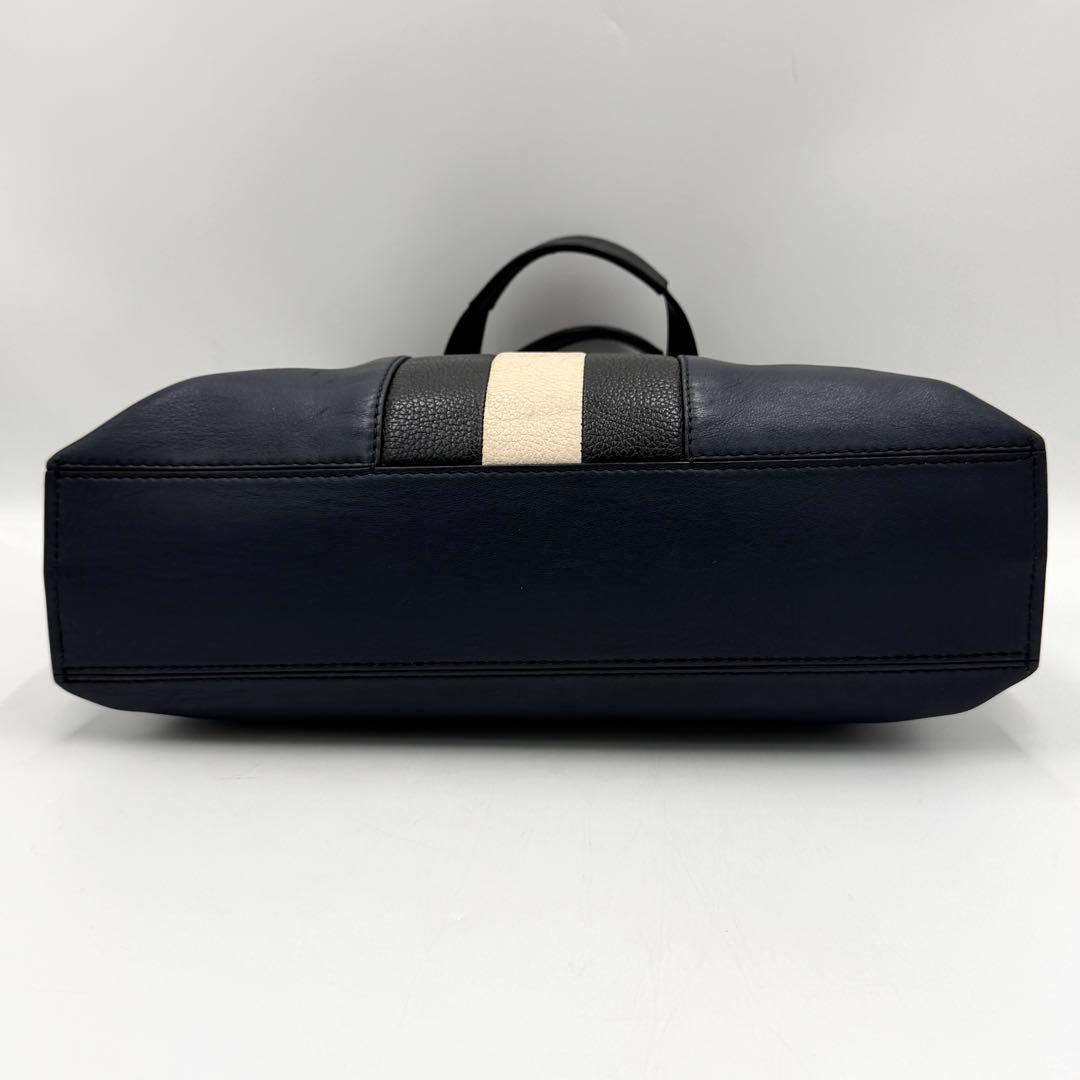 【美品】バリー ビジネスバッグ BIVIOS トレスポ レザー ネイビー 現行