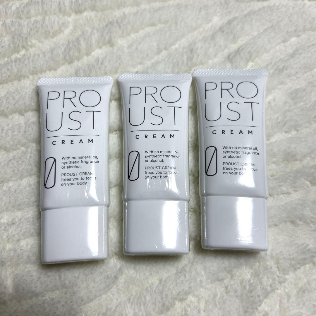 新品　制汗剤　ワキガ　殺菌　PROUST CREAM 3本セット　説明書付き