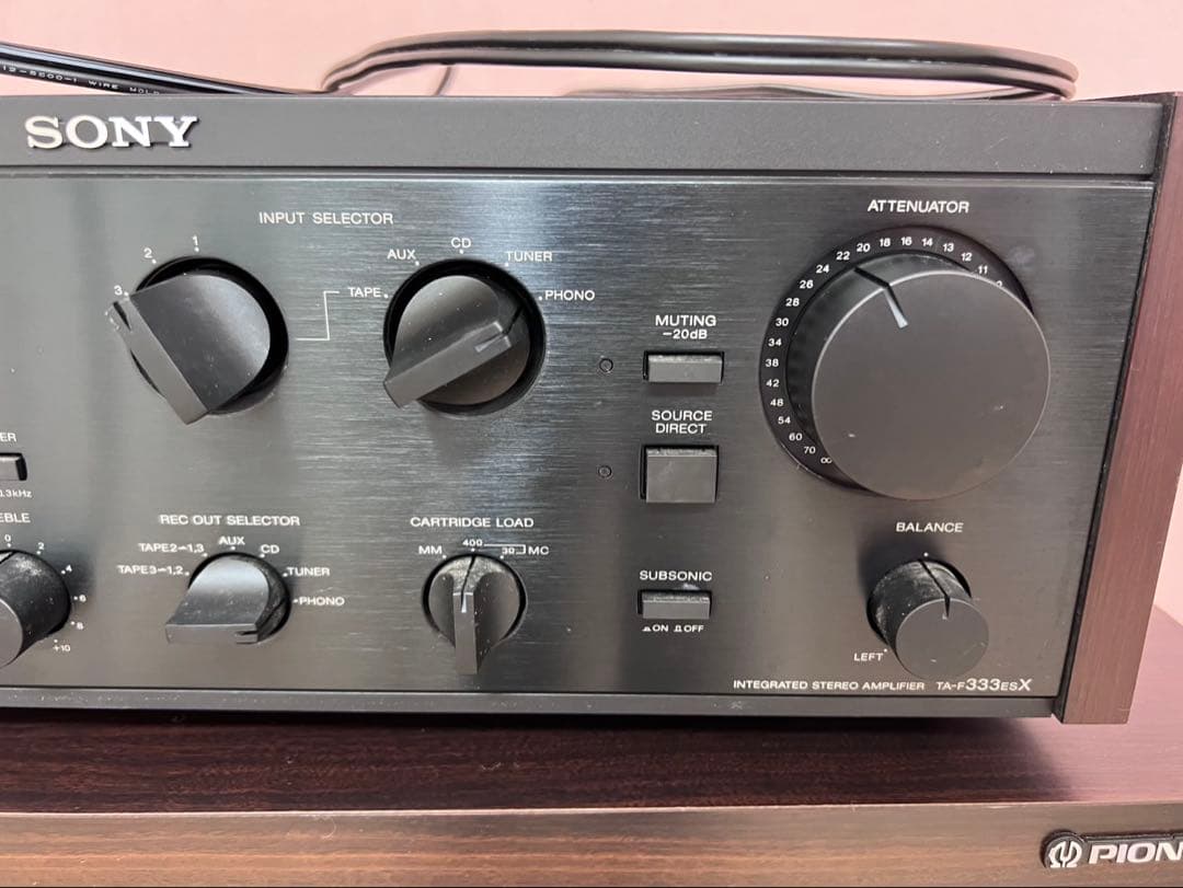 SONY 333ES アンプ EXTREME HIGH SENSITIVITY