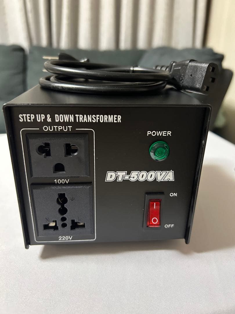 Patioer 500W 電圧変圧器 電源コンバーター 220V110V