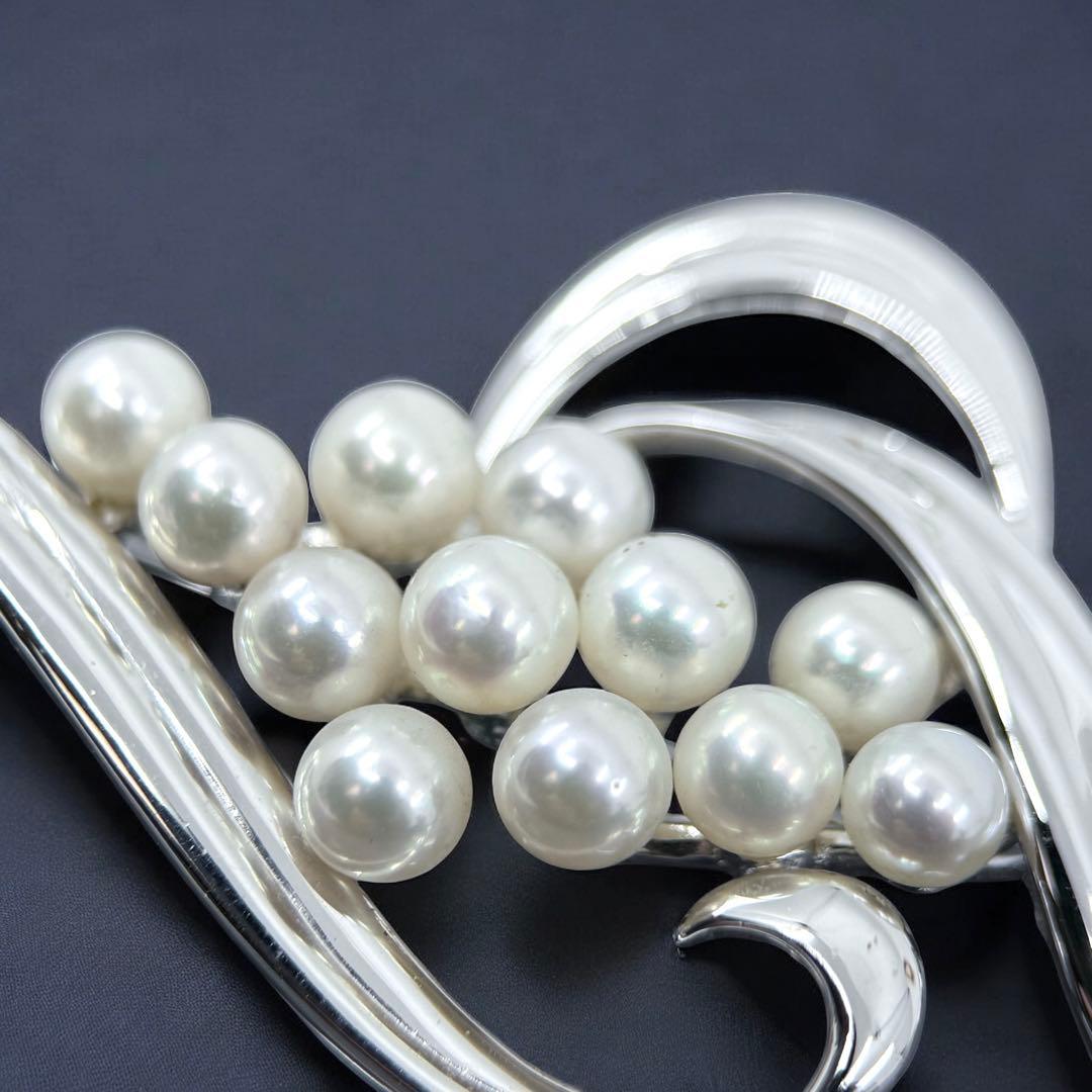 【未使用保管品】ミキモト　アコヤ　パール　本真珠　ブローチ　コサージュ