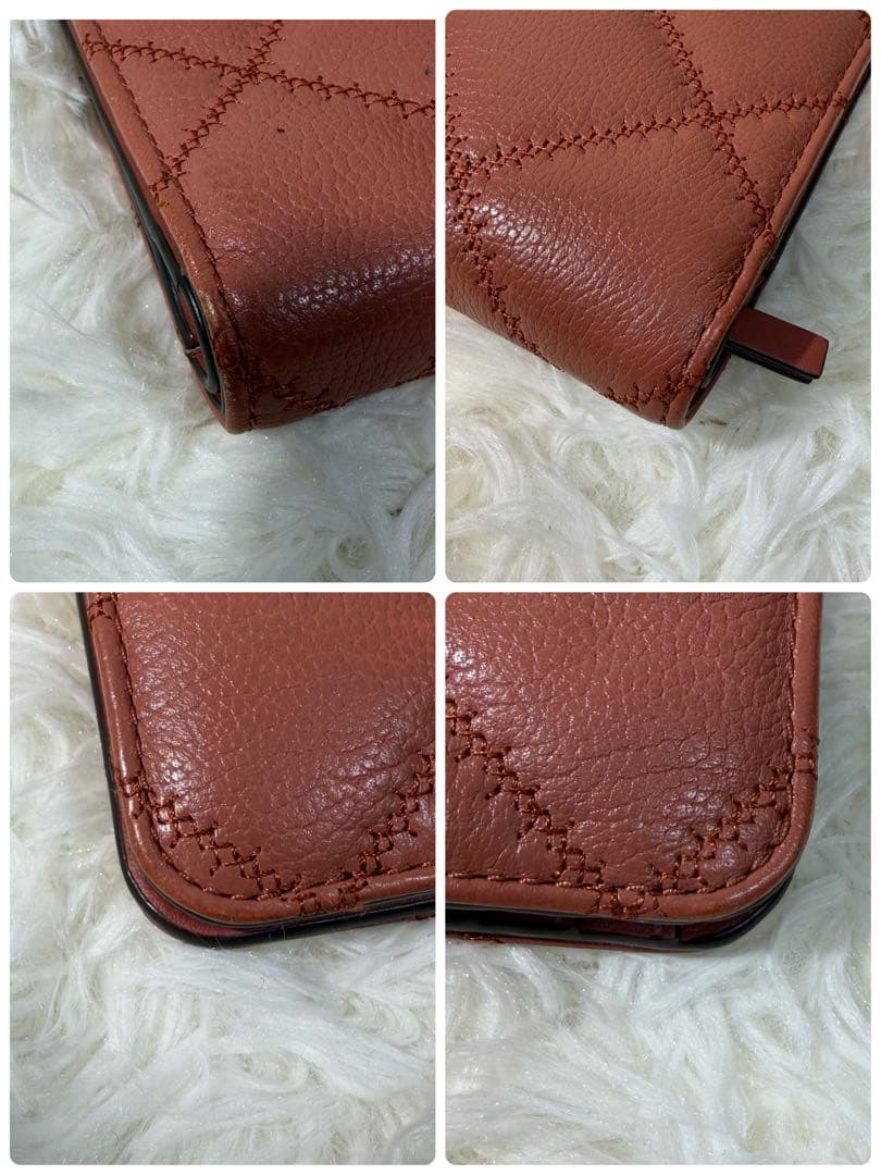 【✨美品✨】トリーバーチ キルティング フラップ 二つ折り財布 ピンク