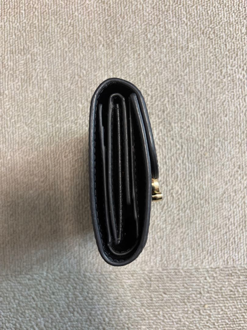 CELINE ブラック 三つ折り財布 トリンオフ