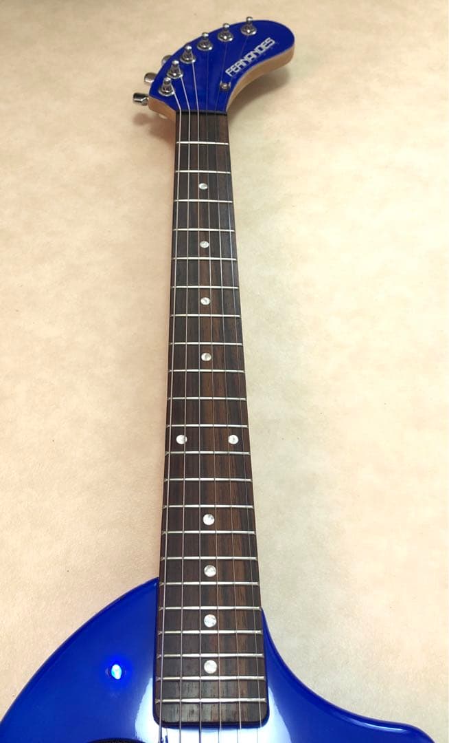 【美品】ZO-3 ブルー アンプ内蔵ミニギター ヘッドフォン端子付 ぞうさん