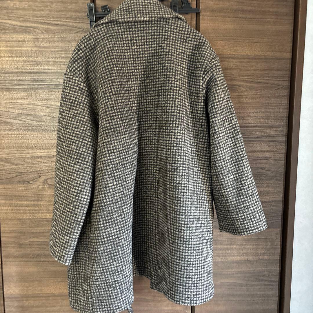 SHIPS チェックピーコート