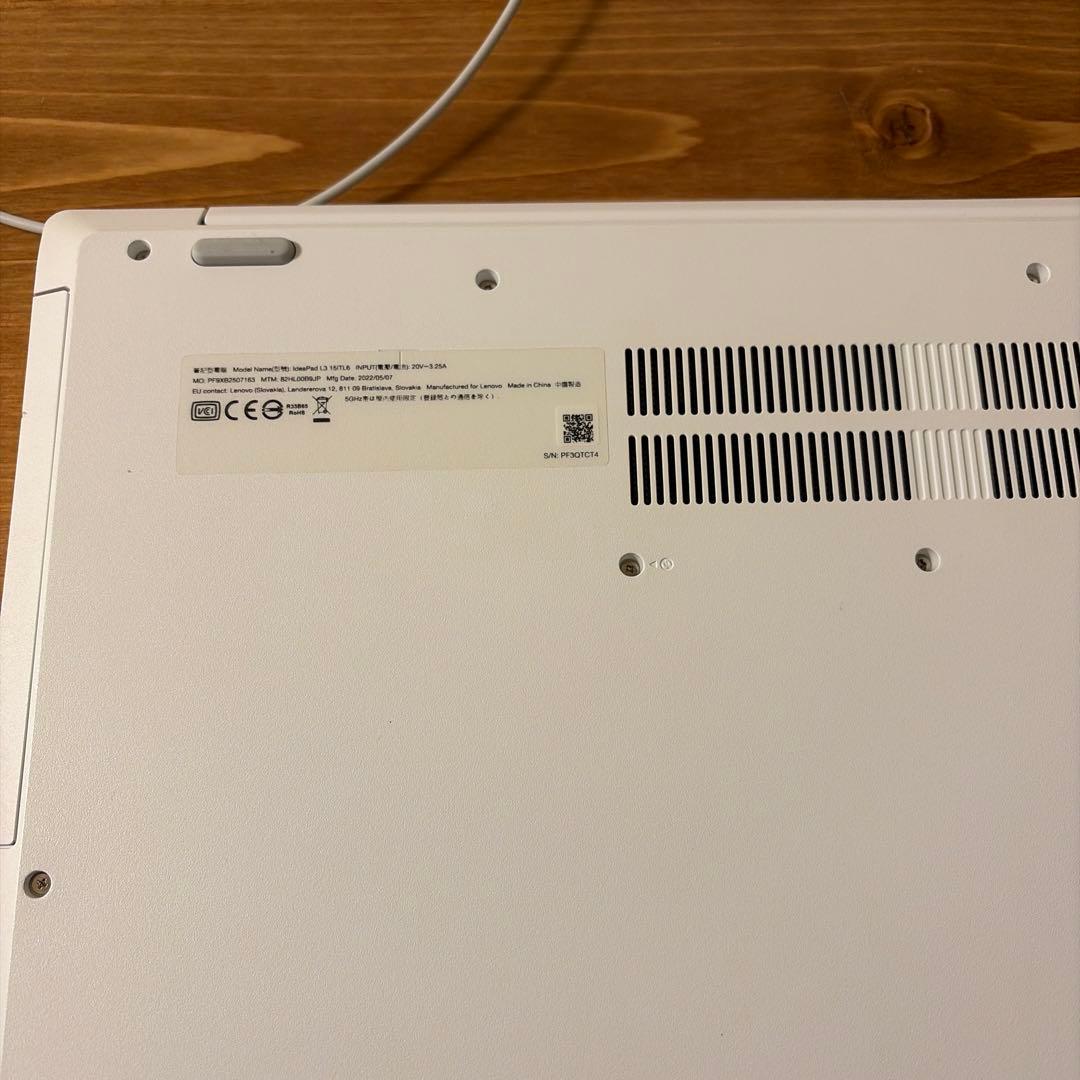 ノートPC Lenovo IdeaPad L3 15ITL6