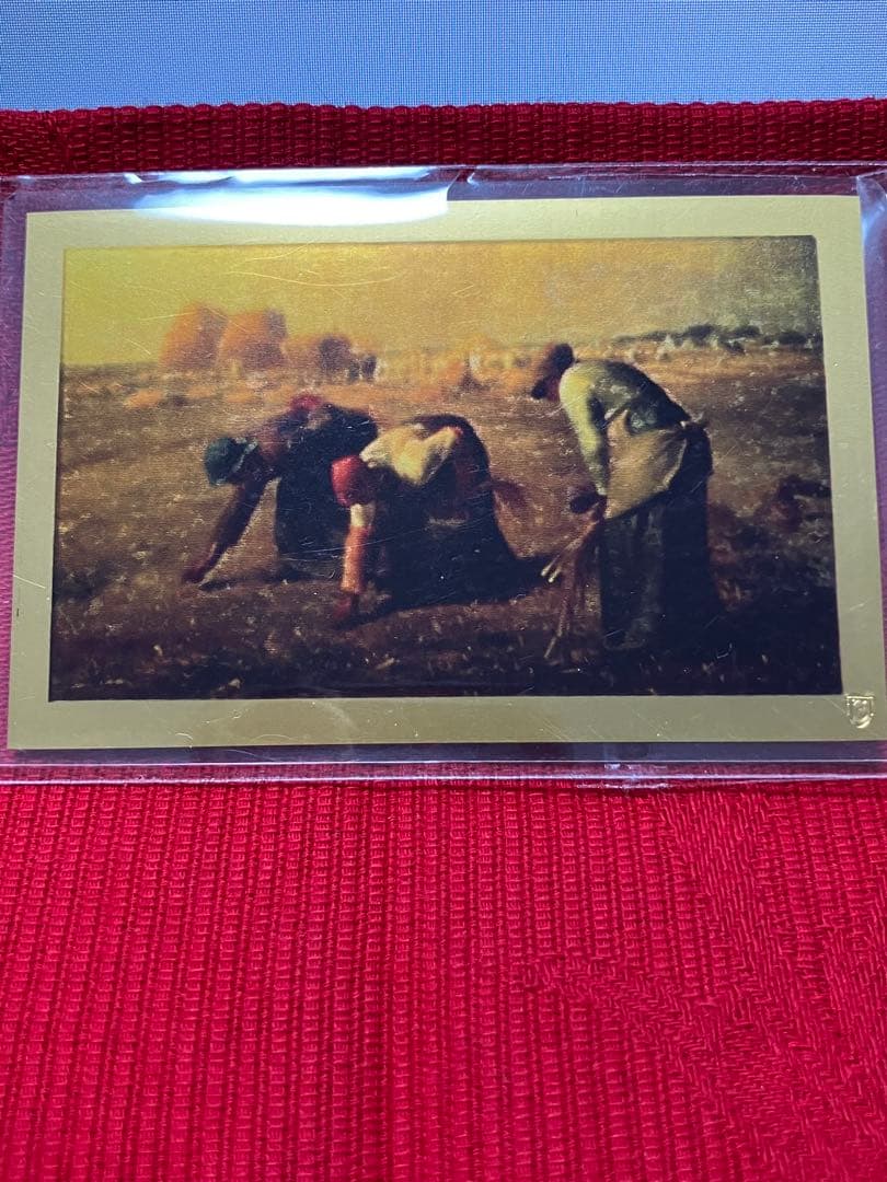 ひ*こ様 純金アート絵画シリーズコレクション　「落穂拾い」24K24金　極美品