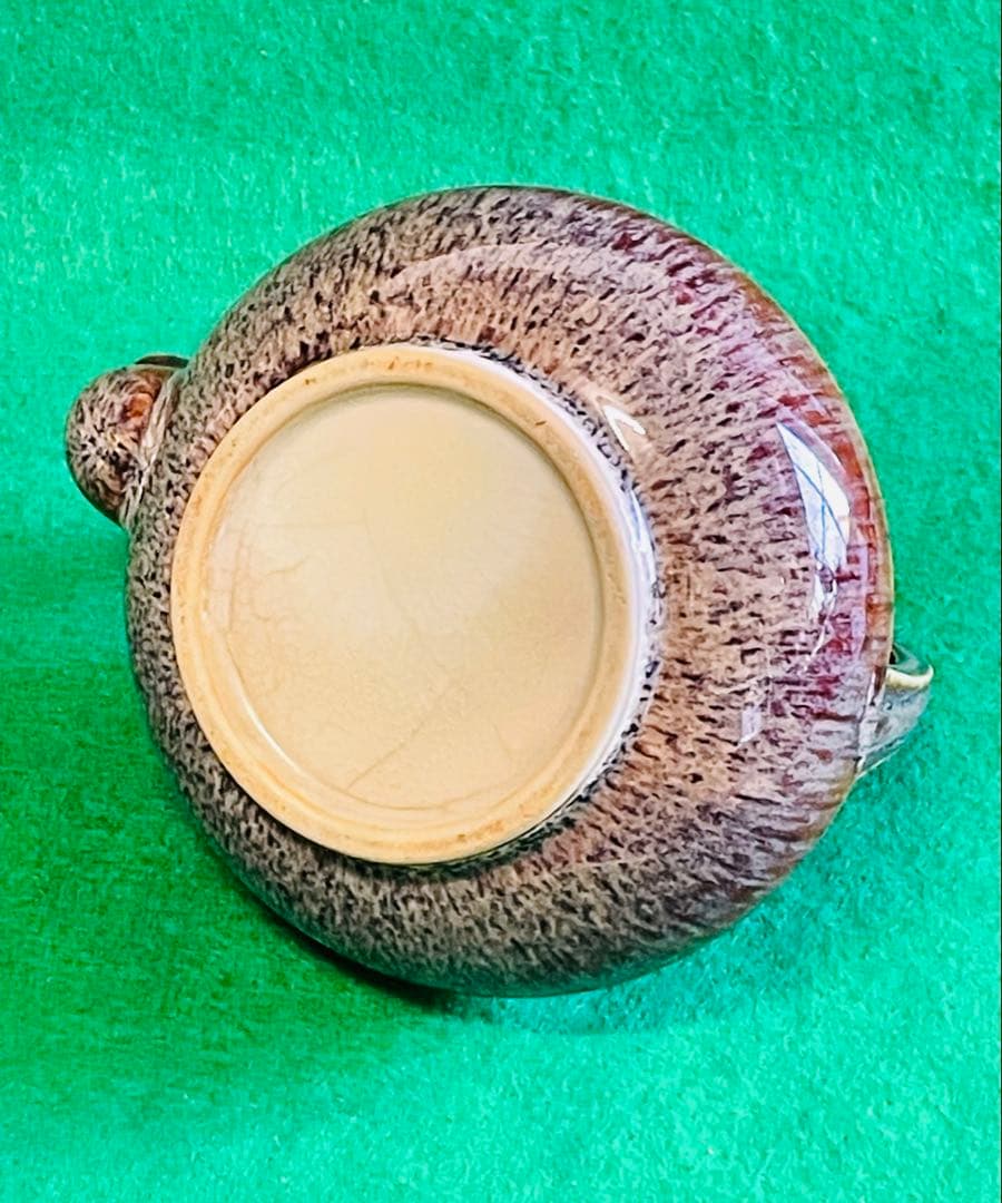 アンティーク赤海鼠釉酒器　屠蘇器