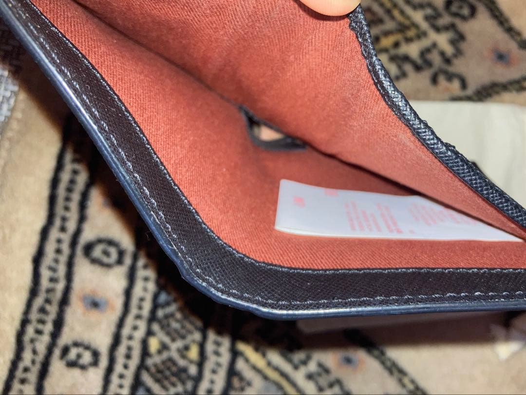 MARNI 二つ折り財布 ネイビー/グレー