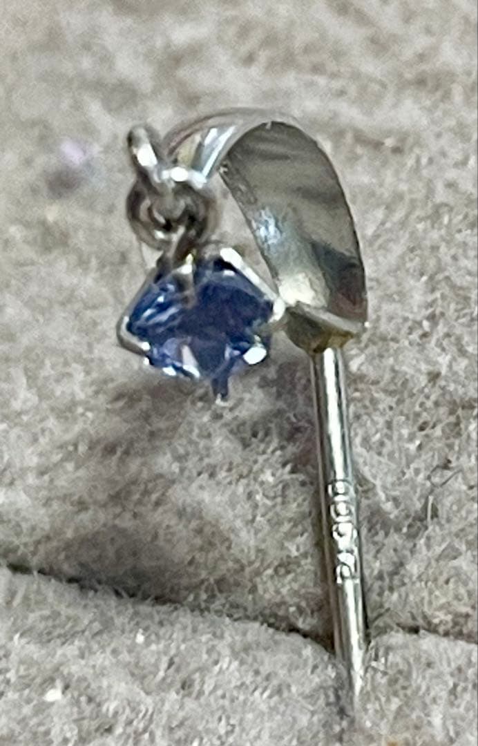 pt900 タンザナイト ピアス プラチナ