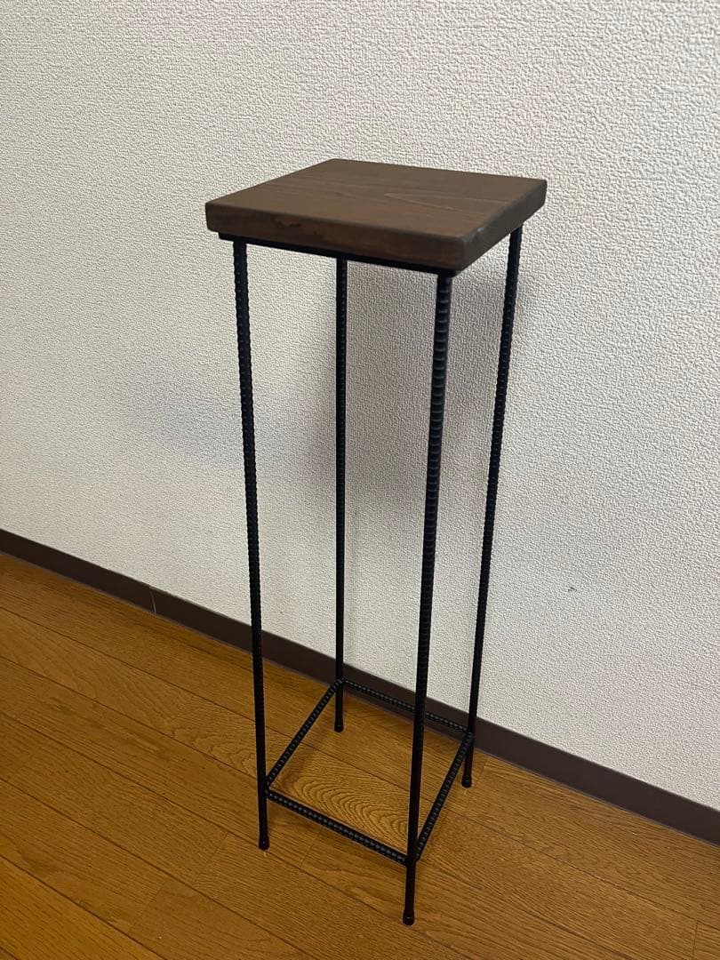 アイアンスツール　ハイチェア　アルコールスタンド　花台　高さ75cm