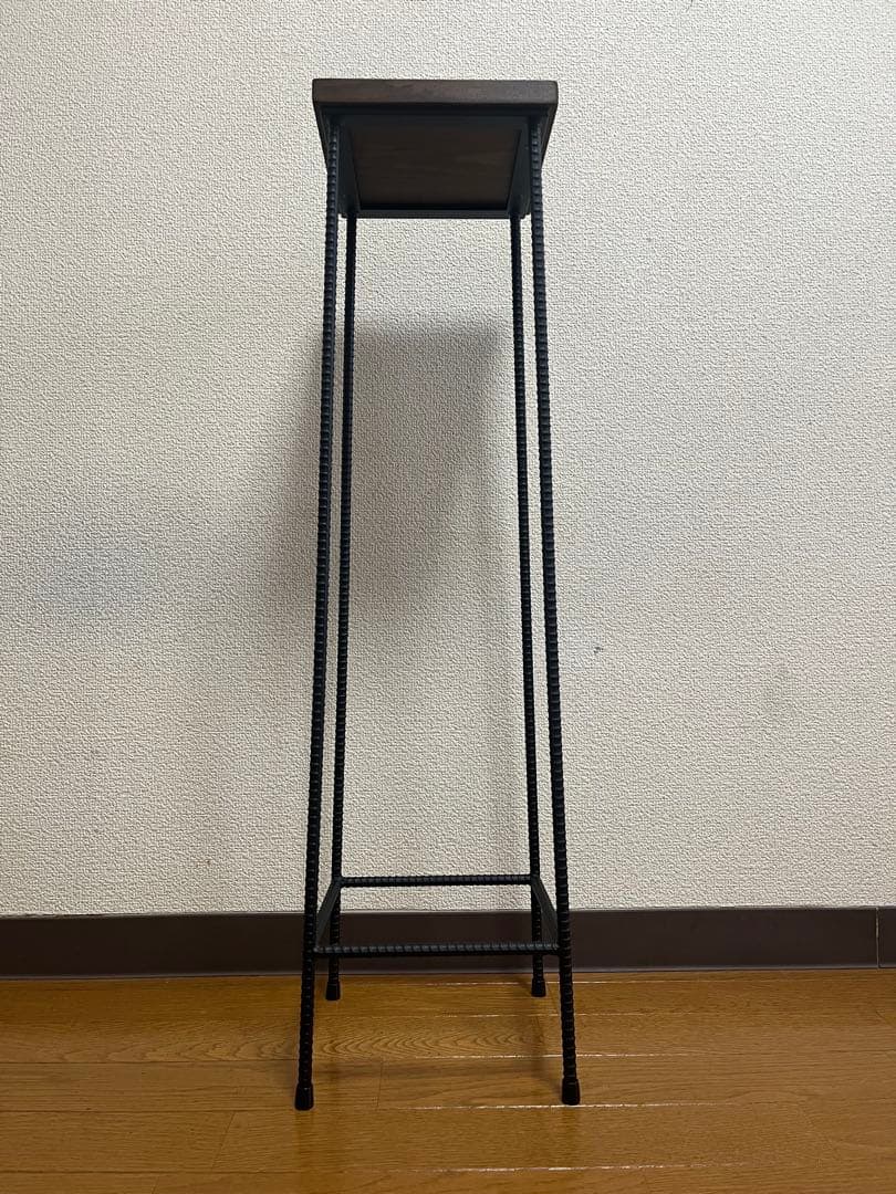 アイアンスツール　ハイチェア　アルコールスタンド　花台　高さ75cm