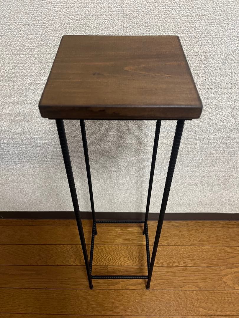 アイアンスツール　ハイチェア　アルコールスタンド　花台　高さ75cm