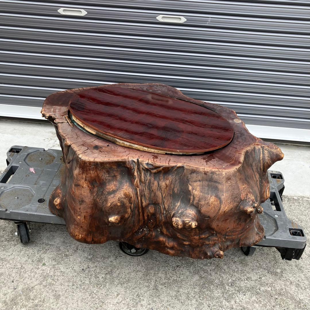 昭和レトロ 古家具 天然木製 長火鉢 大型火鉢 囲炉裏 古民家 古道具ビンテージ