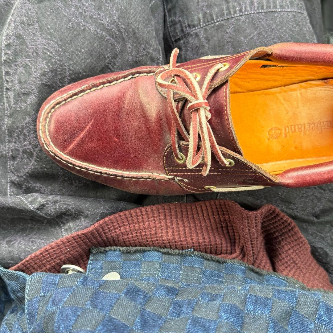 【しょ】Timberland 3eye バーガンディ 27cm