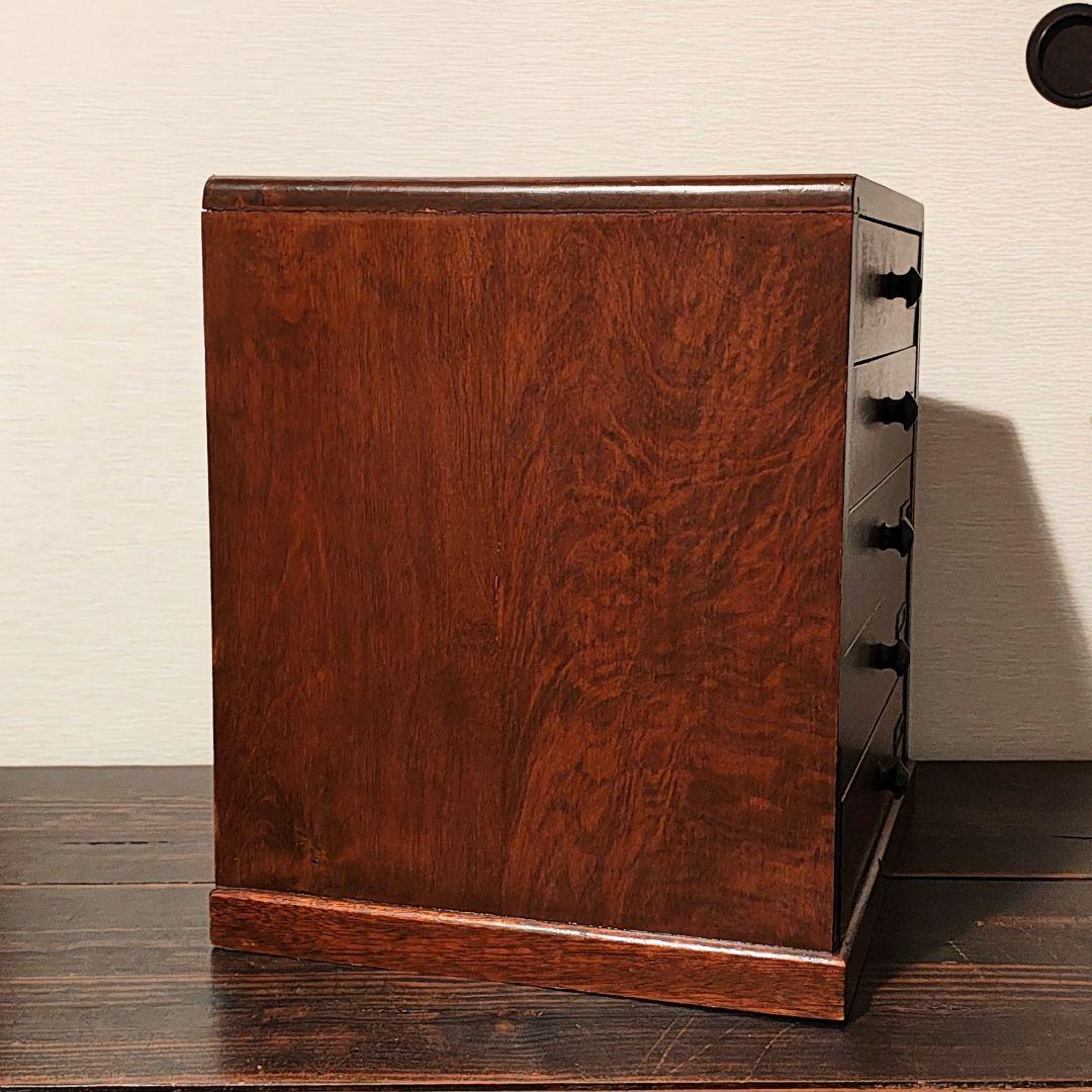 小引き出し5杯　小抽斗　昭和レトロ　木箱　古家具