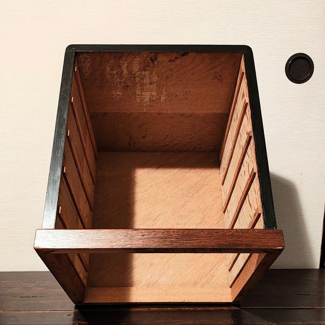 小引き出し5杯　小抽斗　昭和レトロ　木箱　古家具