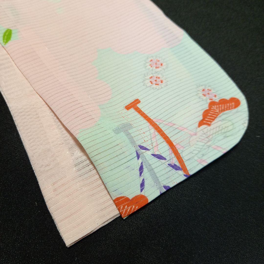 市松人形 10号 夏　絽の着物　帯　兵児帯　帯締め帯揚げ　正絹　ドール　単衣