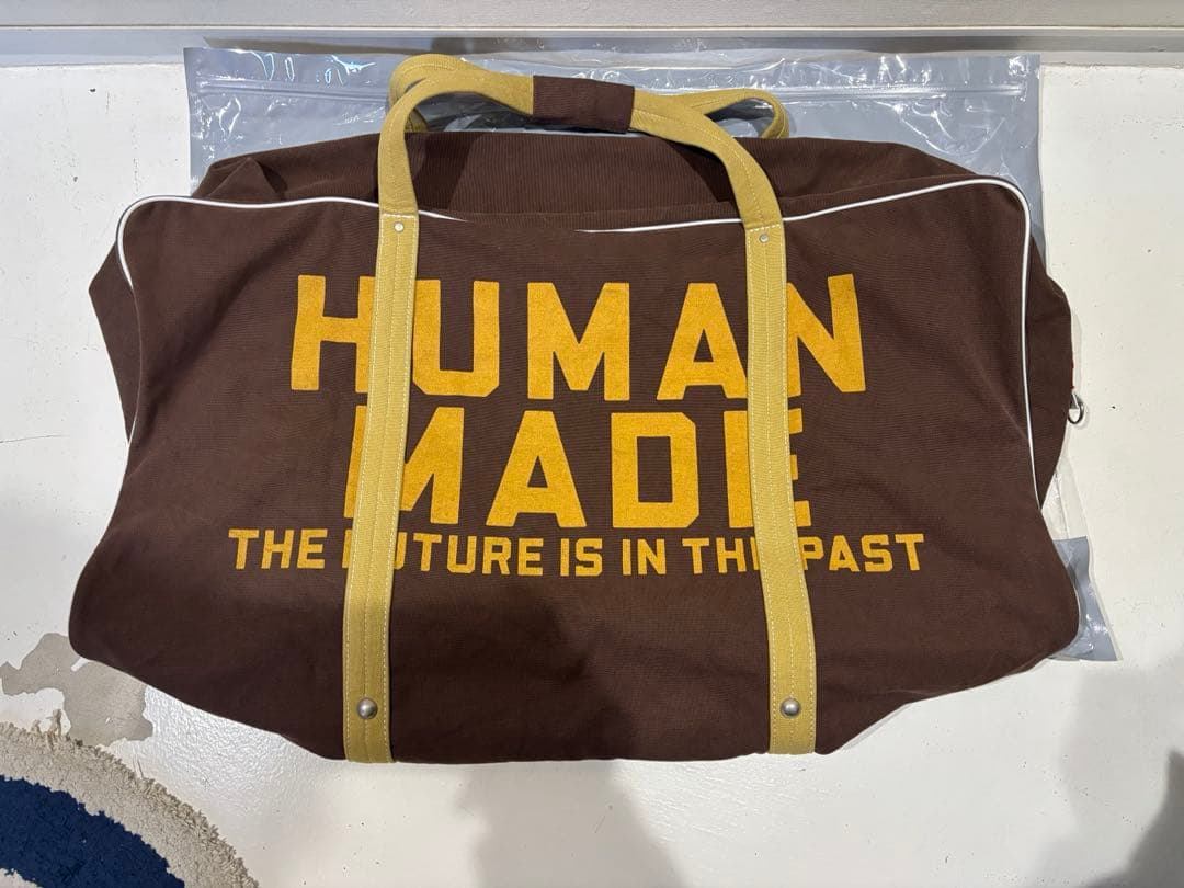 旅行かばん・小分けバッグ HUMAN MADE Canvas Boston Bag Large Brown