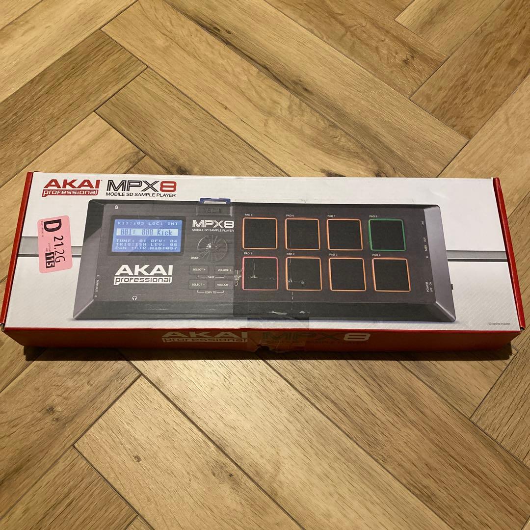 AKAI MPX8 MIDIパッド 本体　箱付き