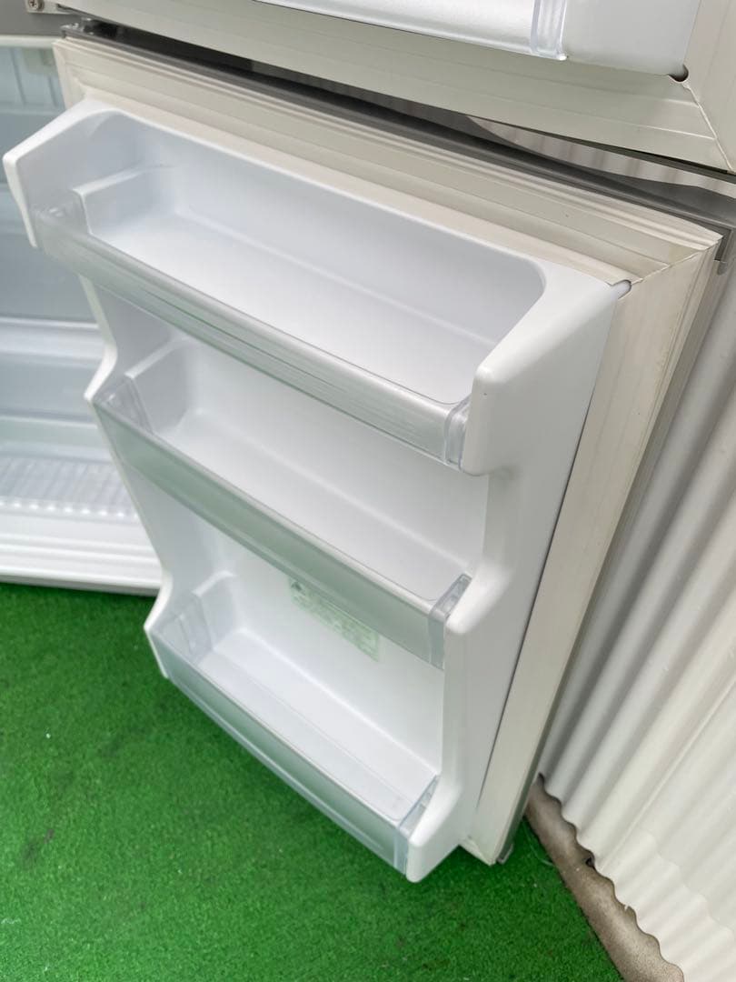 899 アクア トップフリーザー 2ドア冷蔵庫 シルバー 一人暮らし 単身