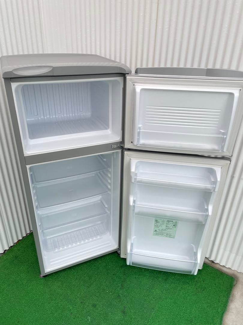 899 アクア トップフリーザー 2ドア冷蔵庫 シルバー 一人暮らし 単身