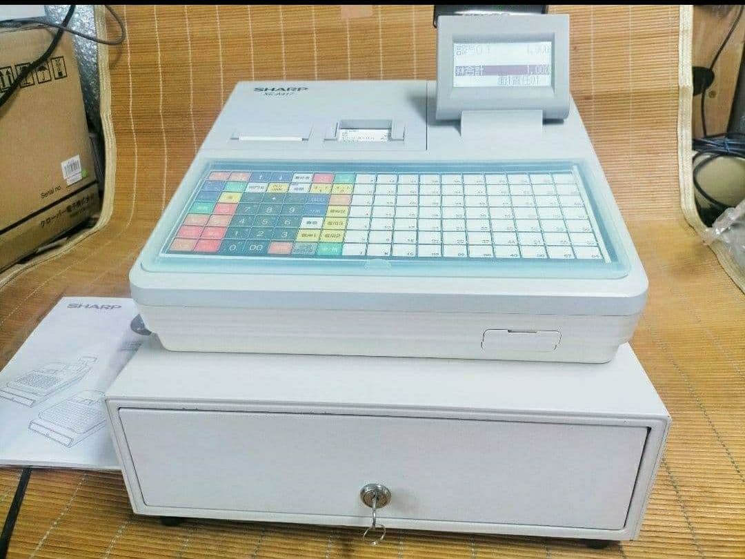 シャープレジスター　XE-A417　PC連携売上管理　最上位機種　400333