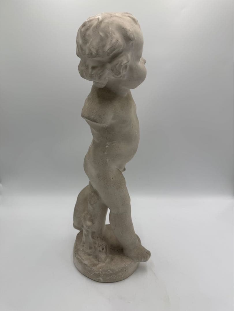 石膏像 小児立像 キューピット 美術　小僧