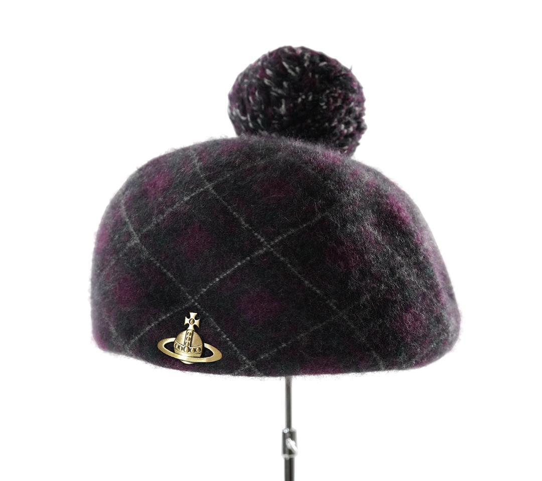 Vivienne Westwood ボンボン付き 帽子 アンゴラ ウール S-M