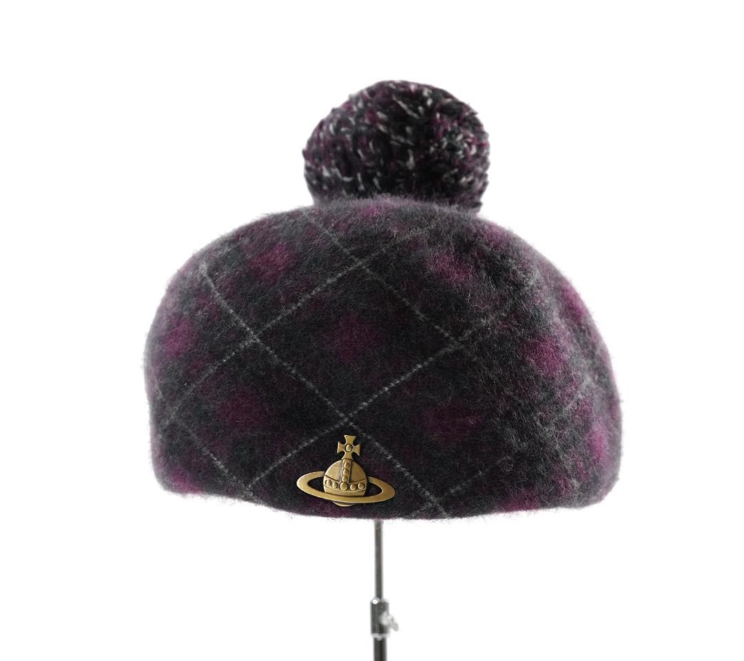 Vivienne Westwood ボンボン付き 帽子 アンゴラ ウール S-M