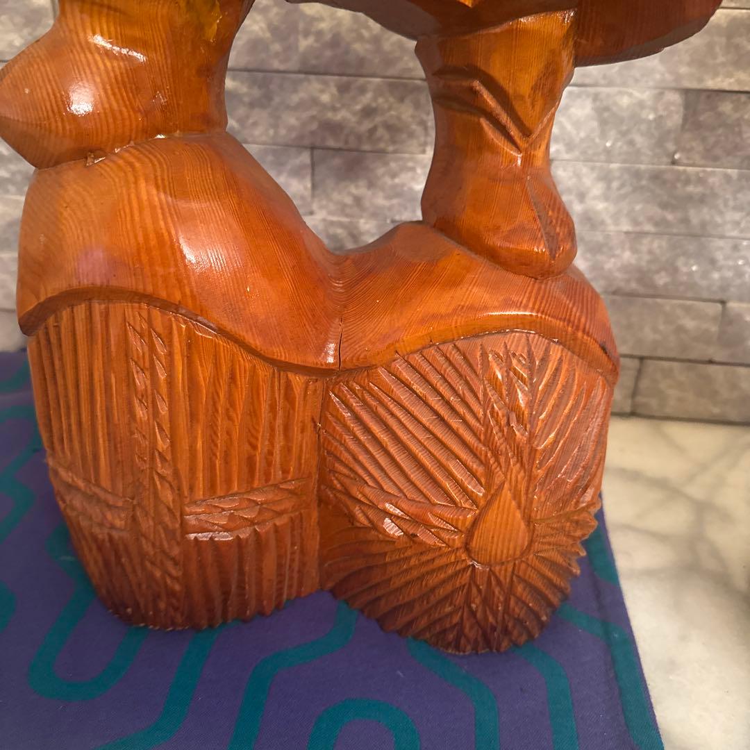 木彫り　大国天様　恵比寿様