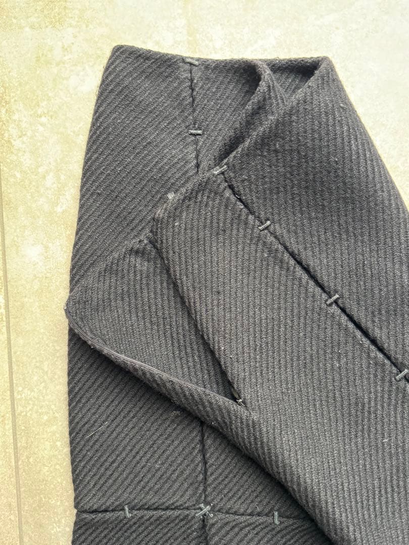 プラダ　ウールスカート　パネル