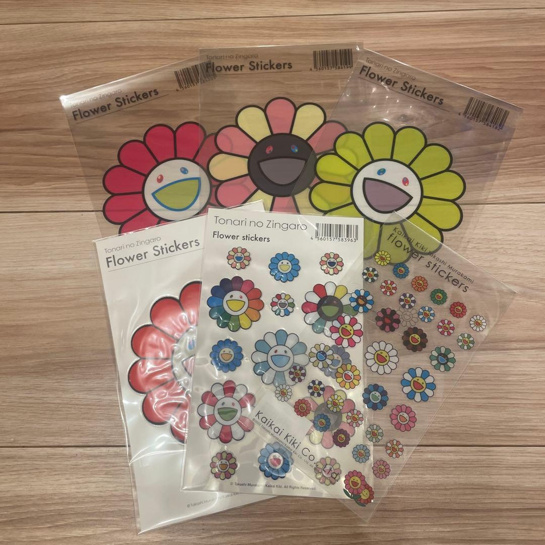 村上隆 ステッカー タオル ピンバッジ　クリアファイル　パズルセット