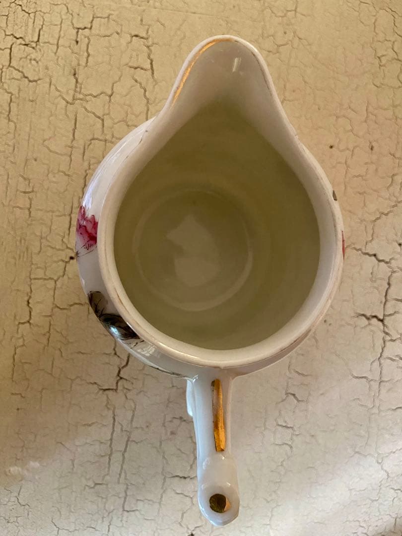 フランス　アンティーク　リモージュ　ピッチャー　ジャグ　花瓶　花器