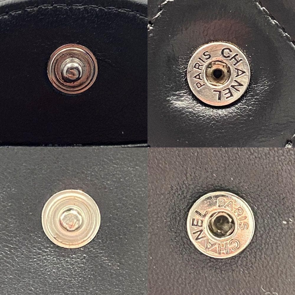 CHANEL シャネル マトラッセ ラムスキン ココマーク 三つ折り長財布