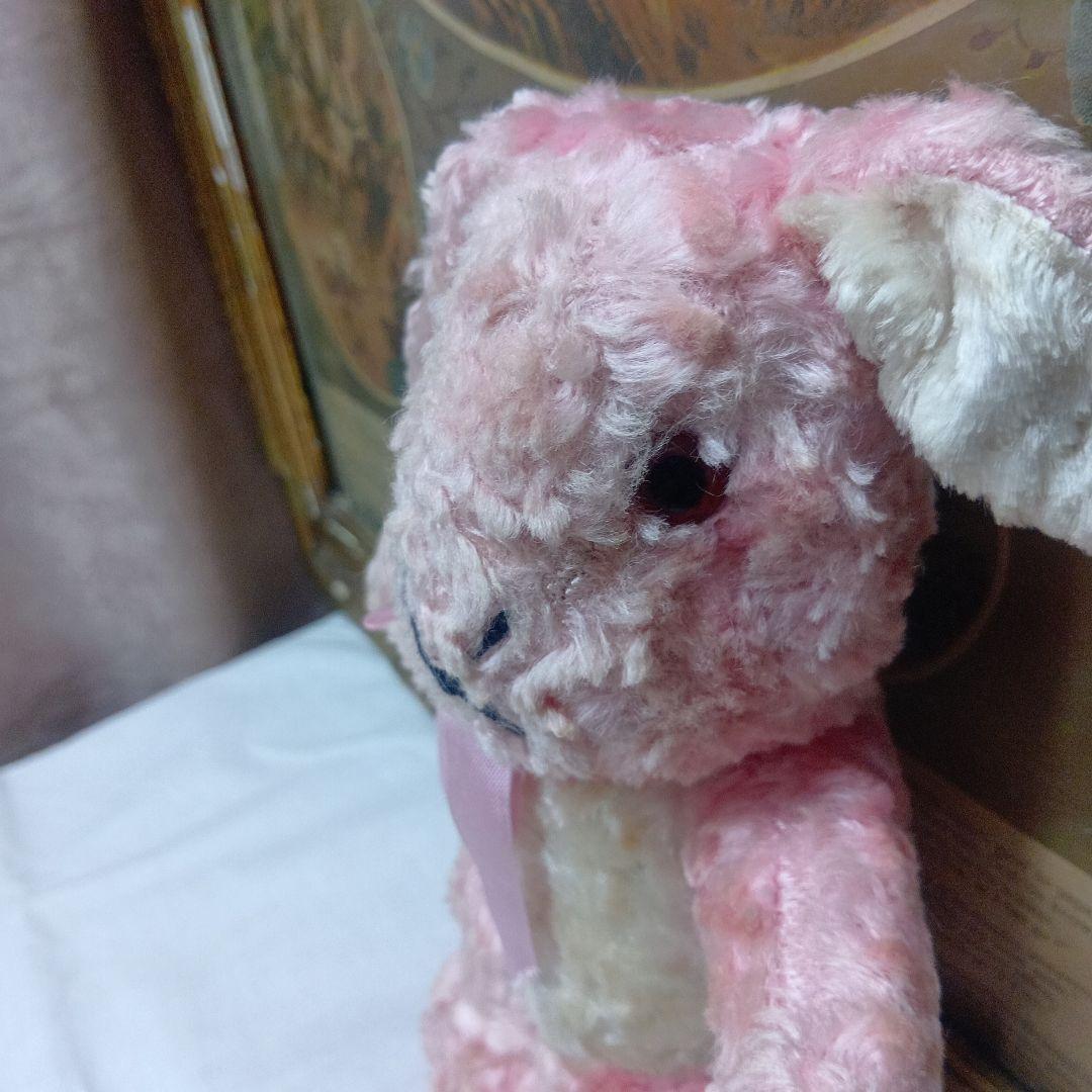 ♥イギリスからやって来たピンクの可愛いウサギさん　アンティーク　ラビット♥