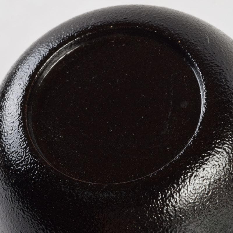 茶道具　山中塗　坂田峰俊作　たたき塗　こぼれ梅　中棗　共箱　V　8865