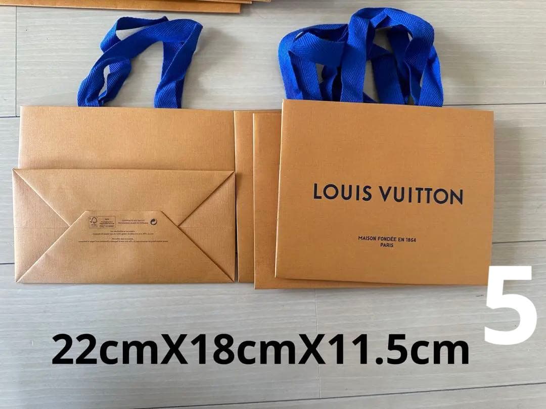 ルイヴィトン紙袋ショップ袋21枚セット