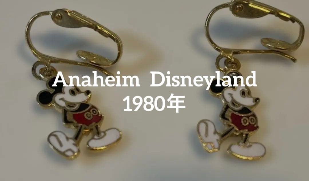 アナハイム ディズニーランド ミッキーマウスイヤリング＆非売品 記念メダル