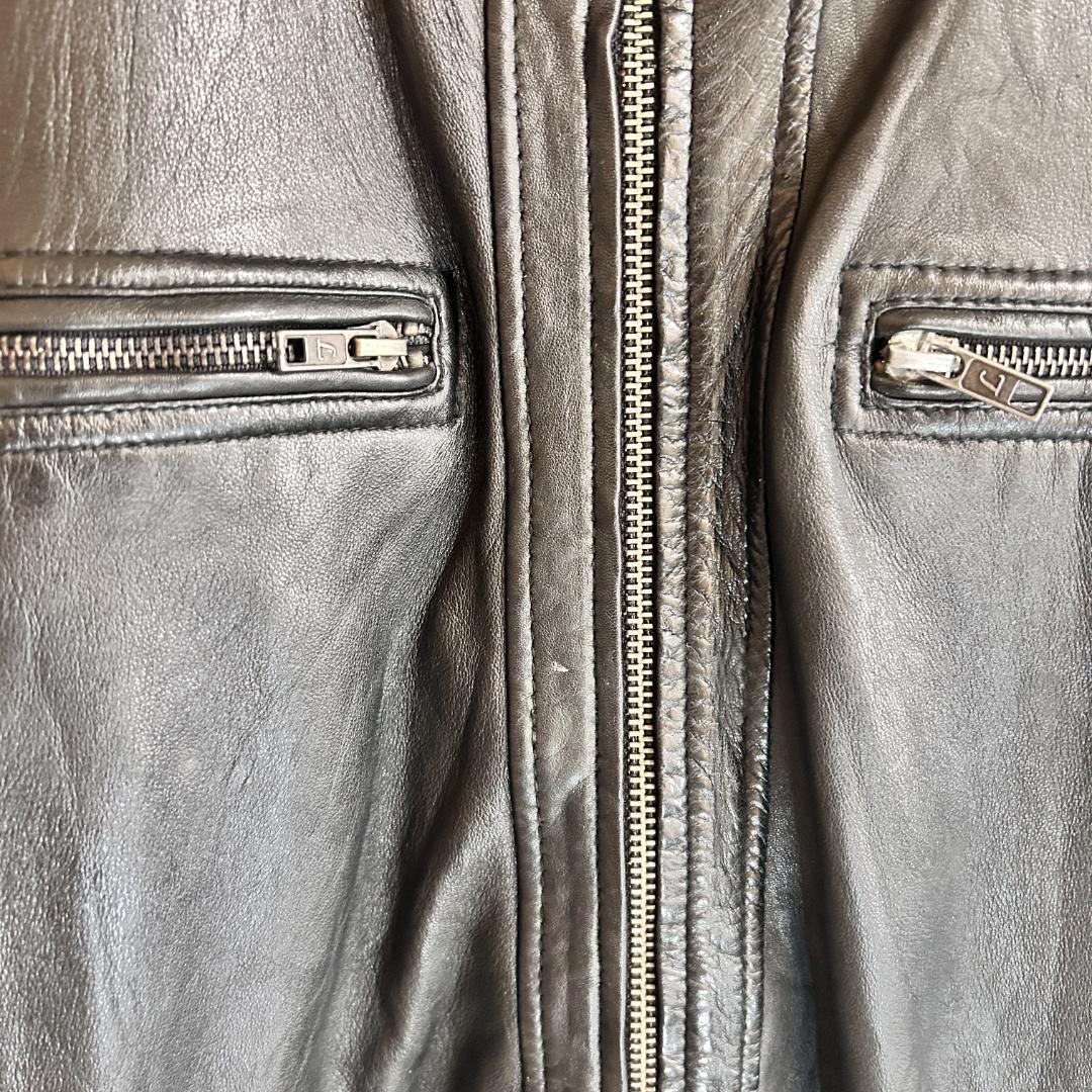 Liugoo Leathers リューグーレザーズ シングルライダースジャケット