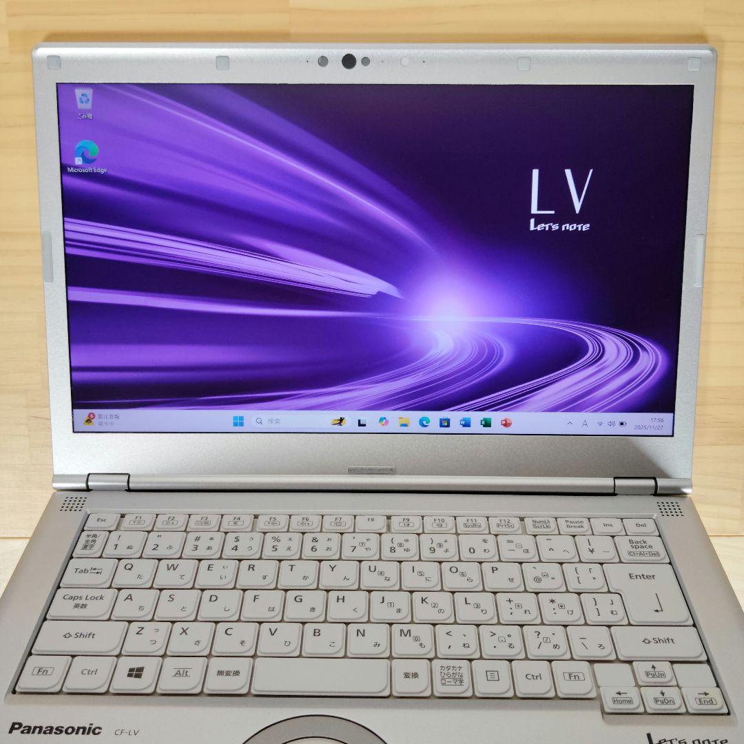 美品 爆速 Panasonic レッツノート LV9 i7搭載 16GB 512