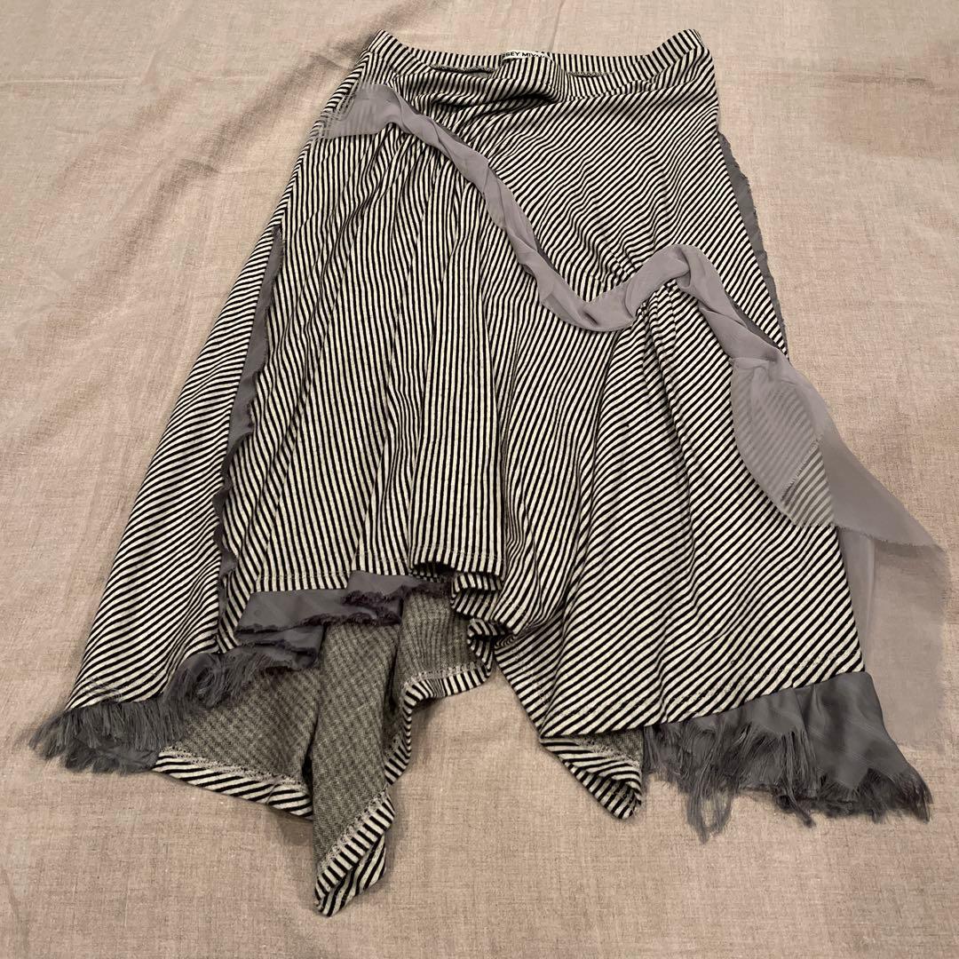 ISSEY MIYAKE アシメントリーヘムスカート