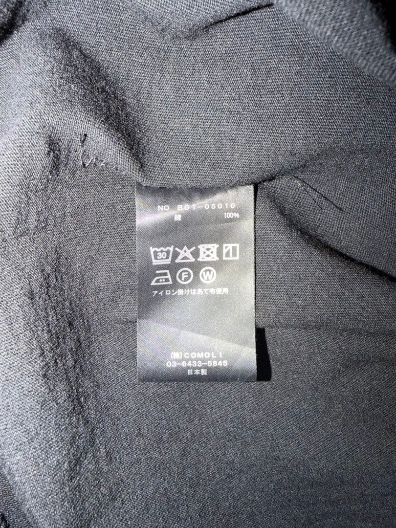 COMOLI コットンジャージ半袖Tシャツ サイズ3