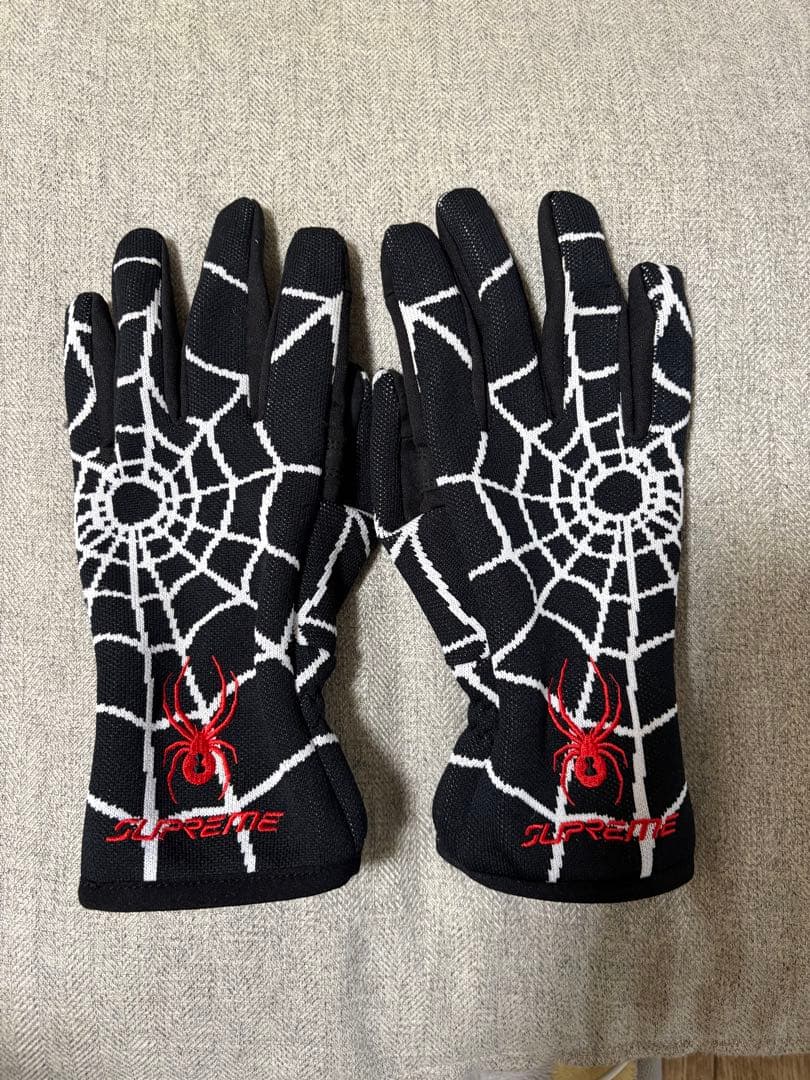 Supreme SPYDER スパイダー ネット グローブSサイズ